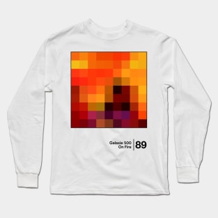 On Fire / Minimalist Graphic Artwork Design Long Sleeve T-Shirt